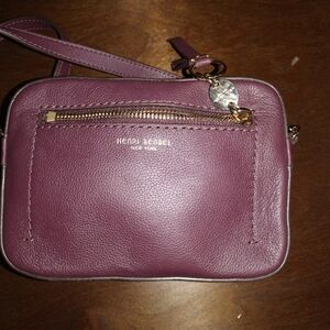 Authentic deep dark burgundy HENRI BENDEL purse